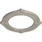 Ekena Millwork Benson Ceiling Medallion (Fits Canopies up to 8"), Hnd-Painted Pearl White, 13 1/8"OD x 8"ID x 5/8"P CM13BNPWS - alternate 2
